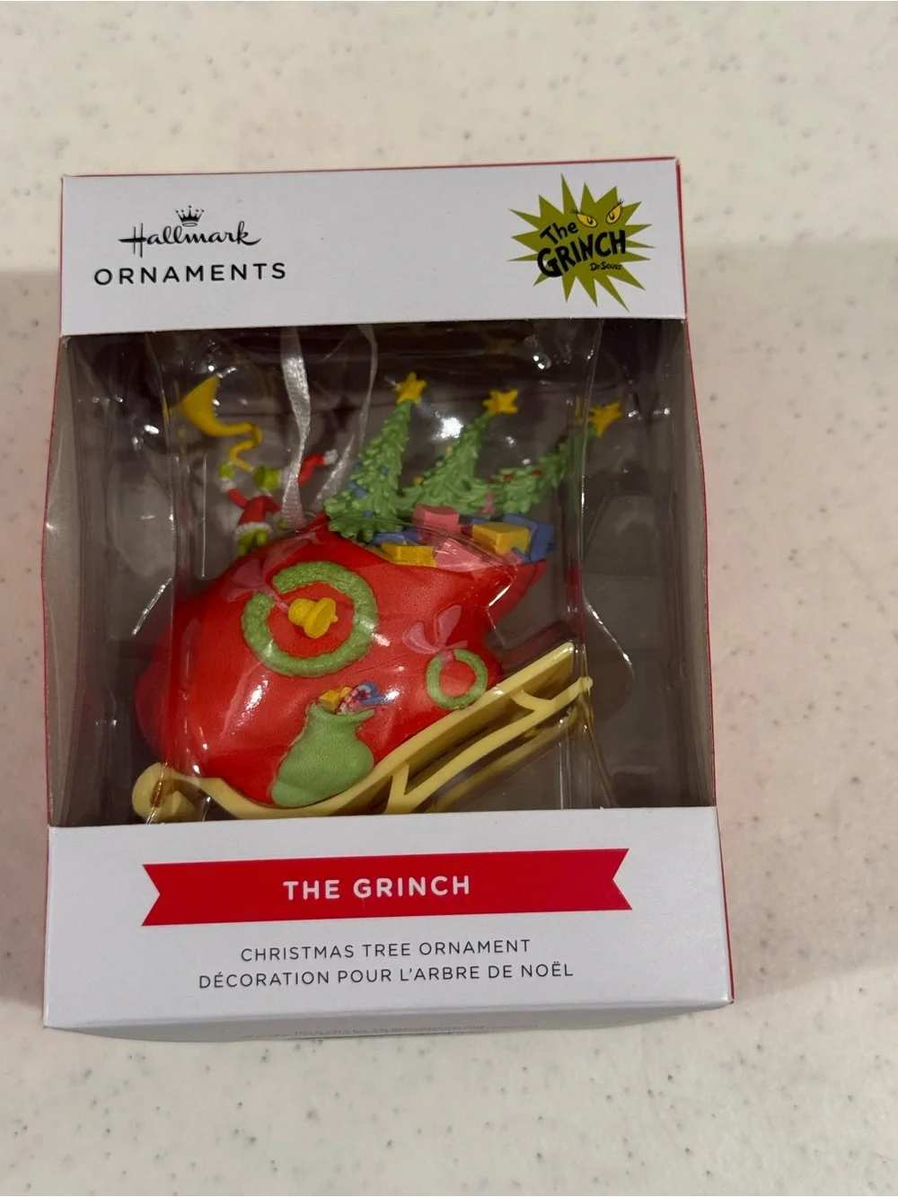 Hallmark grinch ornament